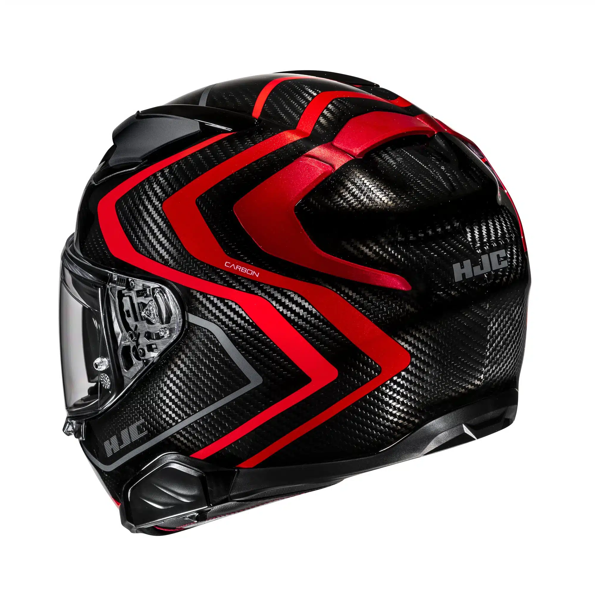 HJC Kypärä F71 Carbon Nevio Musta/Punainen MC1 - Image 2