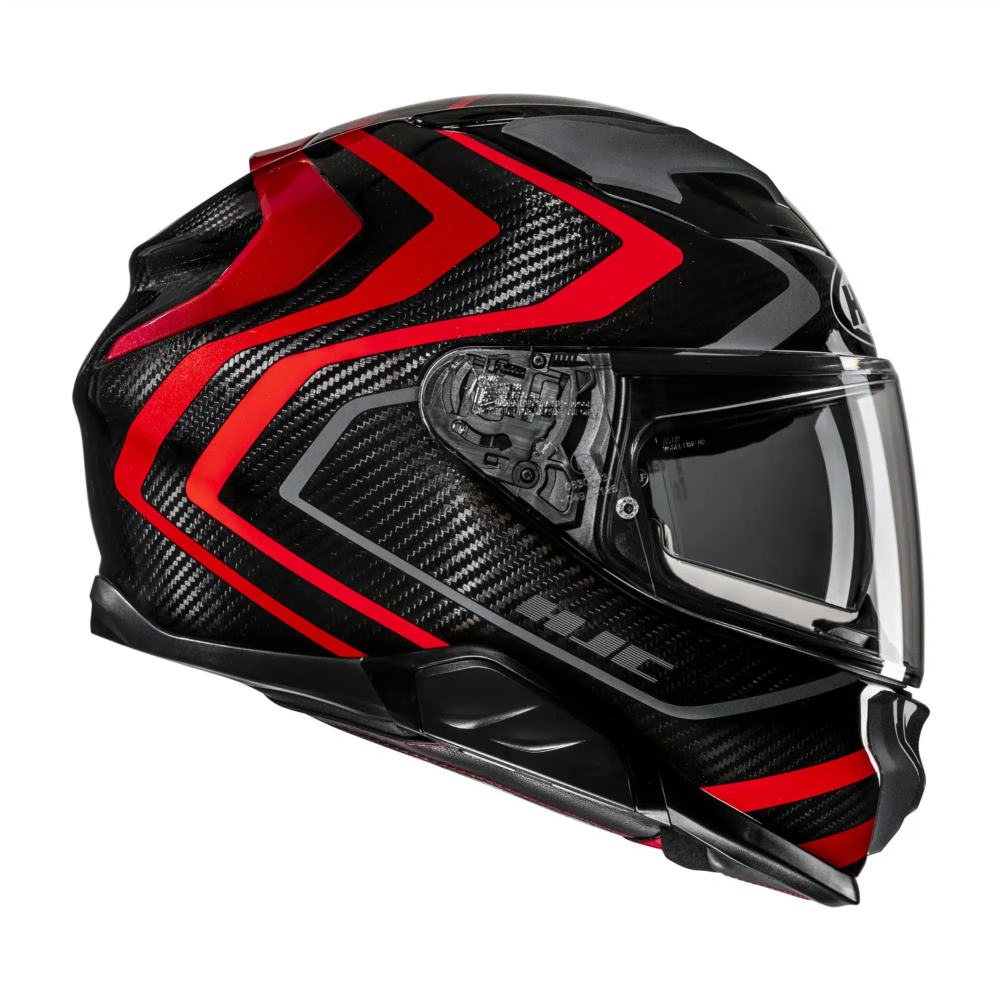 HJC Kypärä F71 Carbon Nevio Musta/Punainen MC1 - Image 3