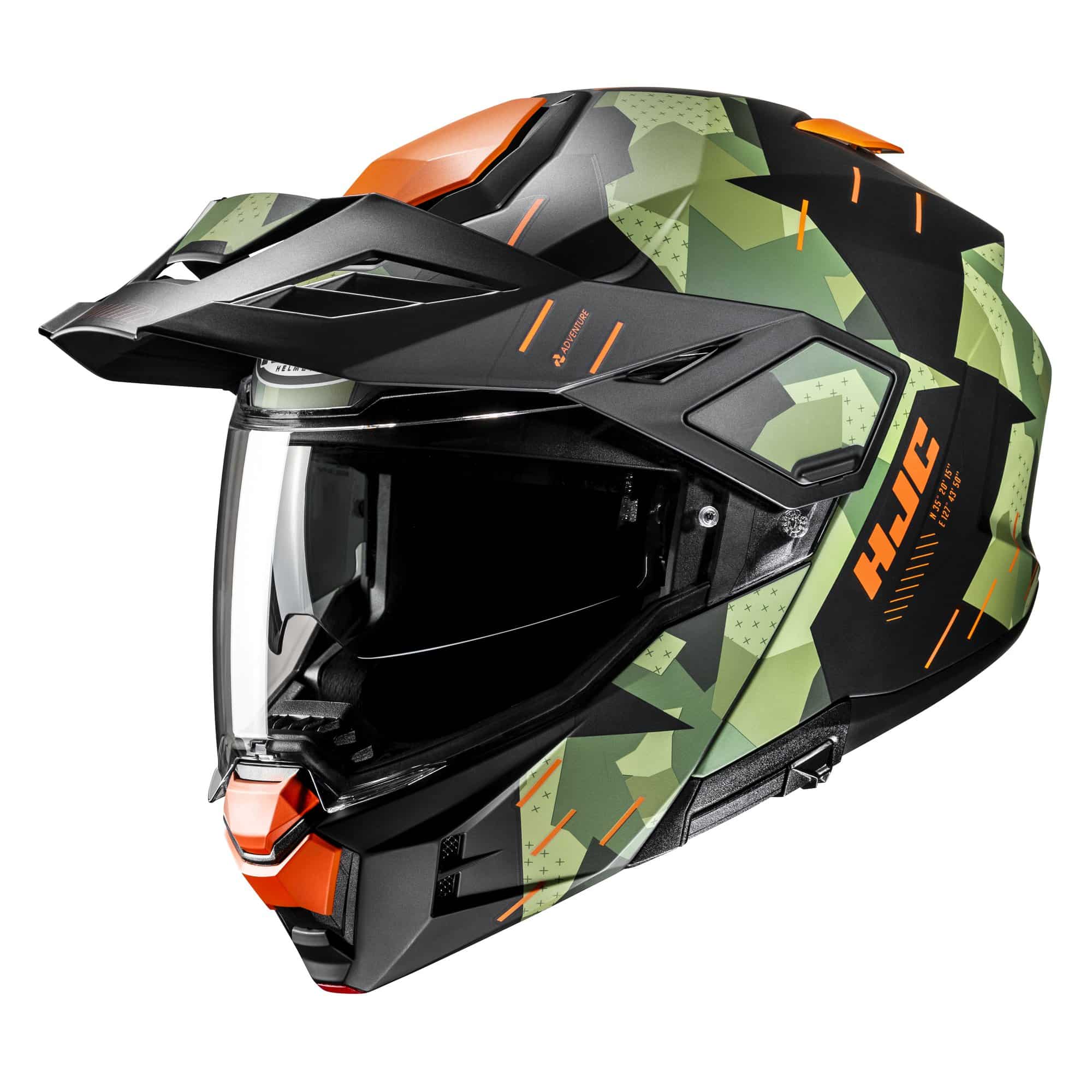 HJC Kypärä i80 Roki Musta/Vihreä/Oranssi MC47SF