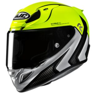HJC Kypärä RPHA 12 Kos Keltainen Fluo/Musta/Harmaa MC3H