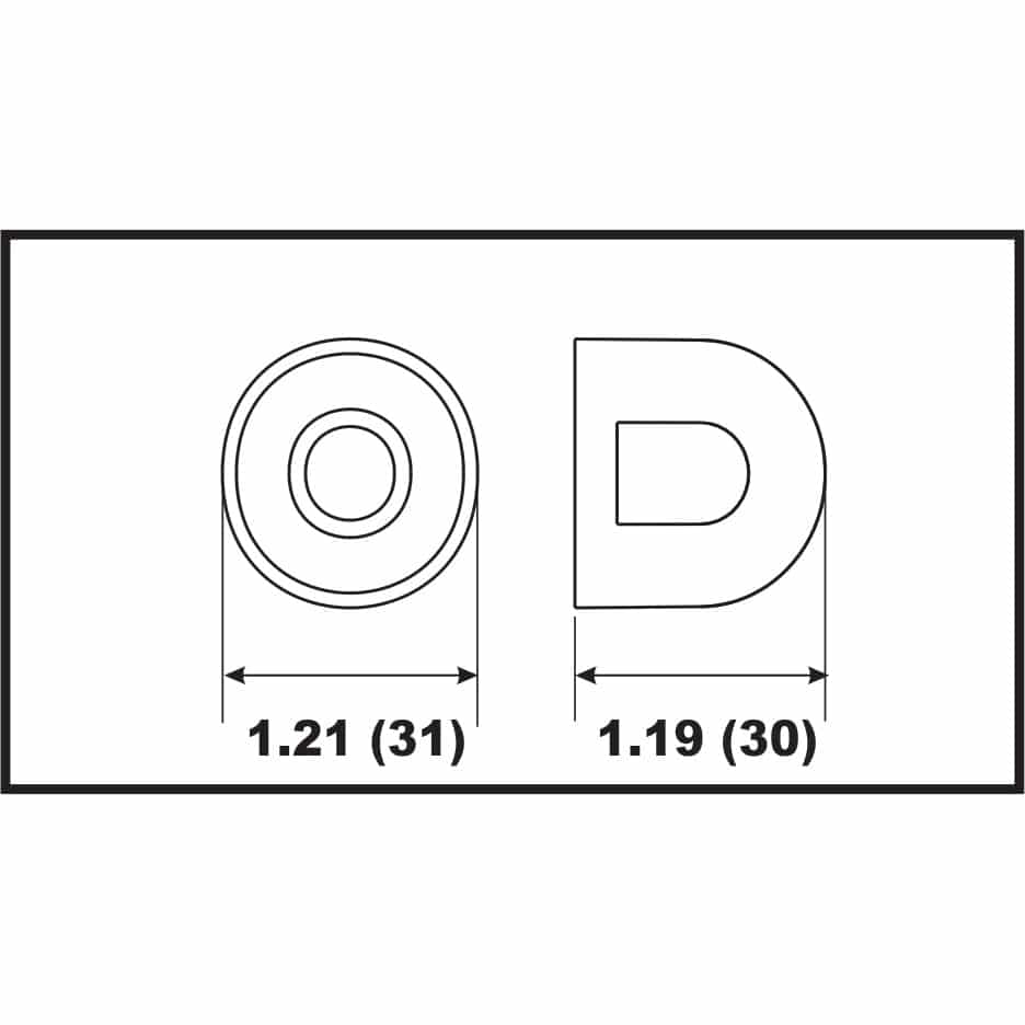 Perf metals anodi Mercruiser Bravo I/II/III / R/MR/Alpha I 126-1-000500 - Image 2