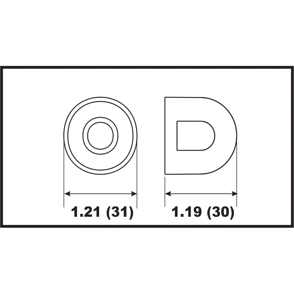 Perf metals anodi Mercruiser Bravo I/II/III / R/MR/Alpha I 126-1-000500 - Image 2