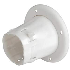 Läpivienti musta PVC pakkaus 5 KPL M03-407-01