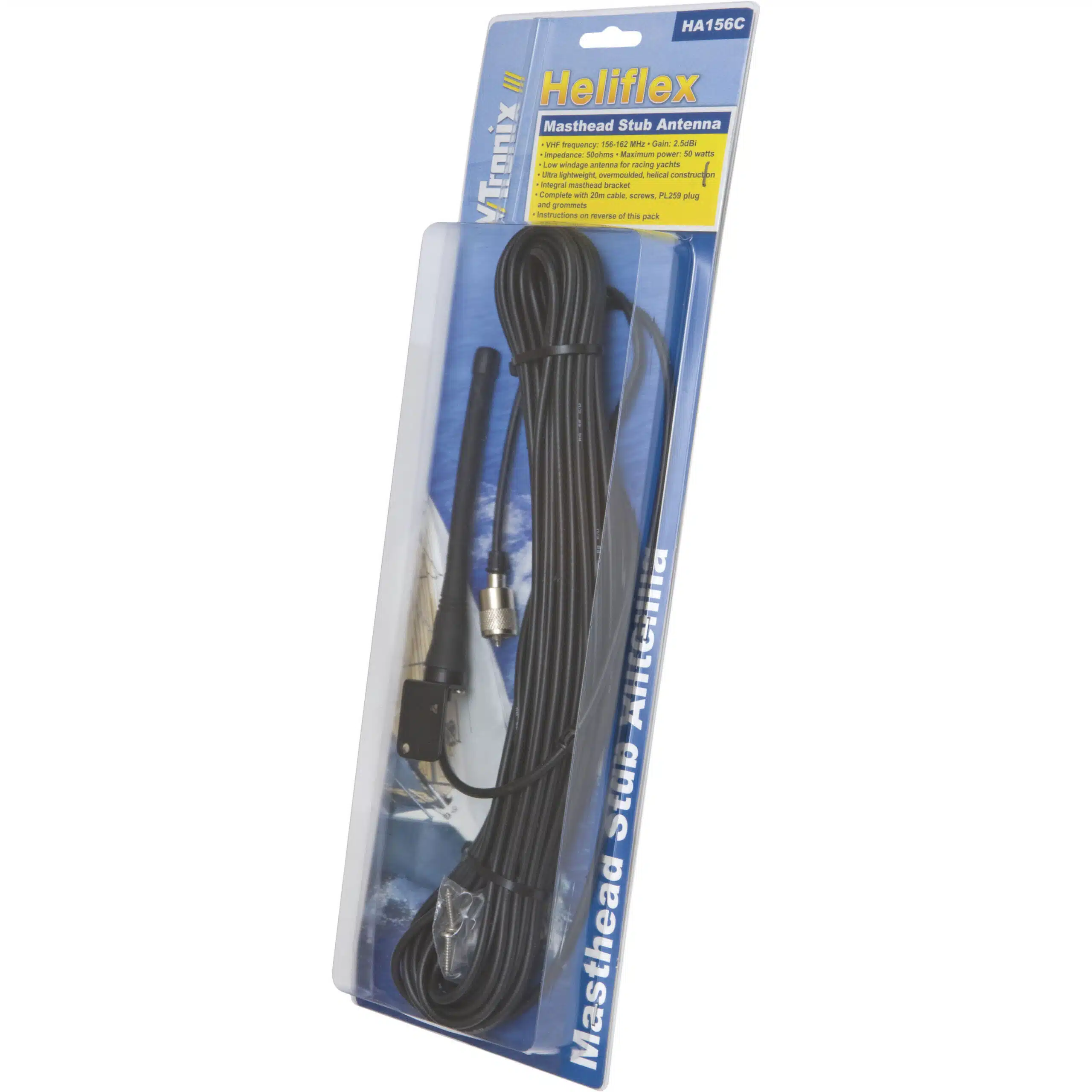 Shakespeare HA156C heliflex VHF antenni 115-501-001 - Image 2