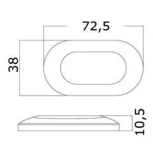 Merak LED Tunnelma- ja sisustusvalo M13-178-04