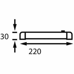 Turnstripe 8-LED Valokisko M13-838-01