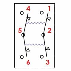 Katkaisija (ON)-OFF-(ON) ilman LED M14-298-03 - Image 2