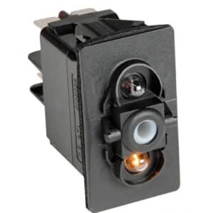 Katkaisija ON-OFF-ON tupla LED M14-298-04