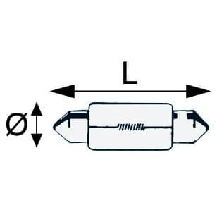 Festoon 12V 5W M14-300-05 - Image 4