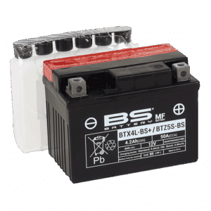 BS Battery  BTX4L-BS+ MF (cp) Maintenance Free 140-300617