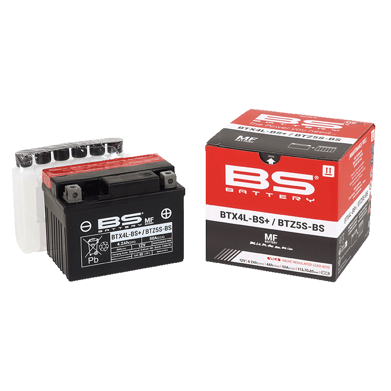BS Battery BTX4L-BS+ MF (cp) Maintenance Free 140-300617 - Image 3
