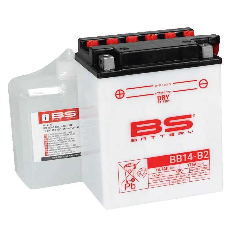 BS Battery BB14-B2 (cp) Conventional, Dry charged 140-310568