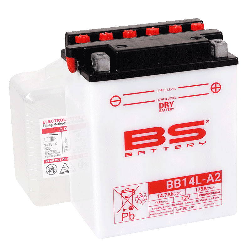BS Battery BB14L-A2 (cp) Conventional, Dry charged 140-310569