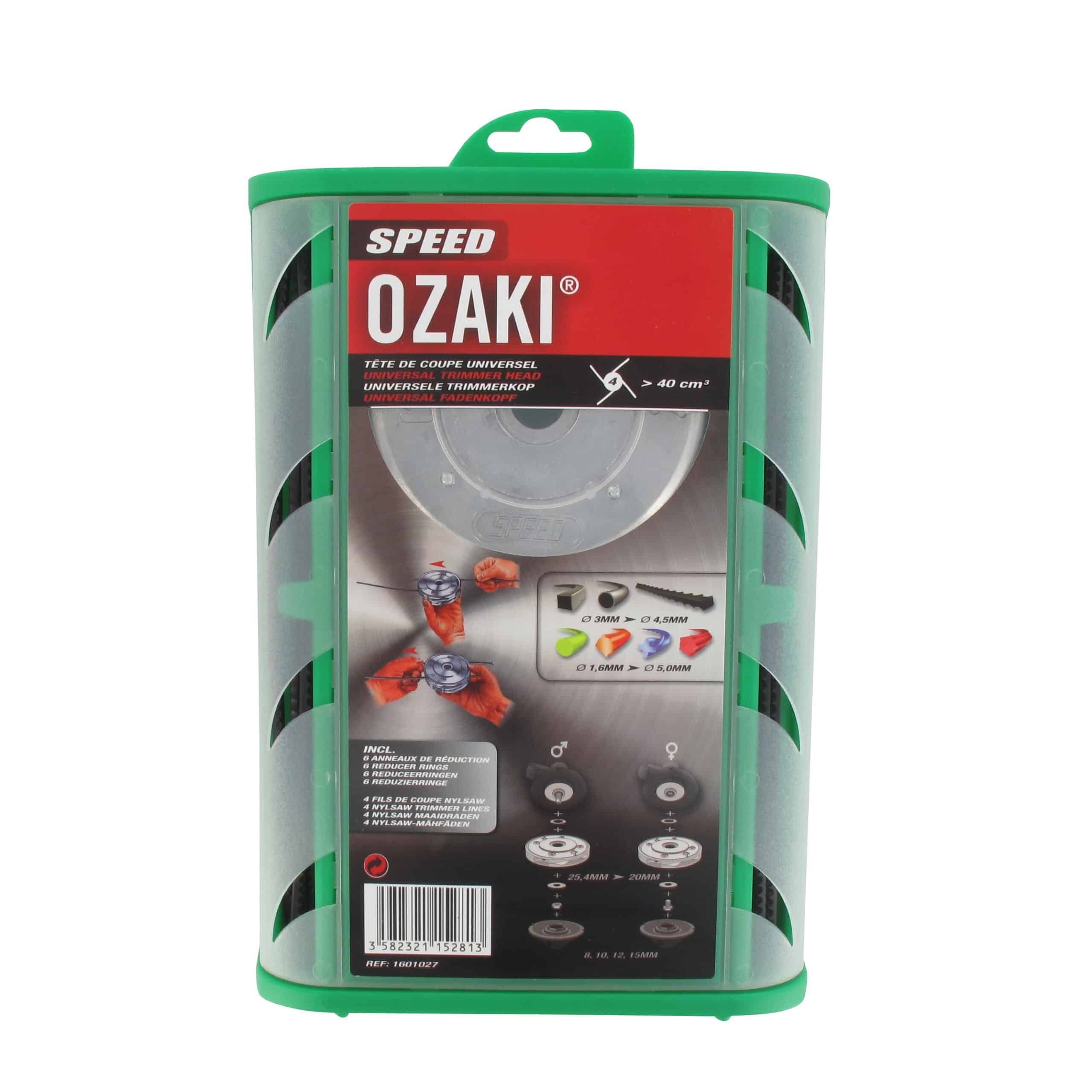 Ozaki Speed Siimapää Alumiininen 4-siimainen Nylsaw siima (sis 8kpl 3mm) 446-1601027 - Image 2