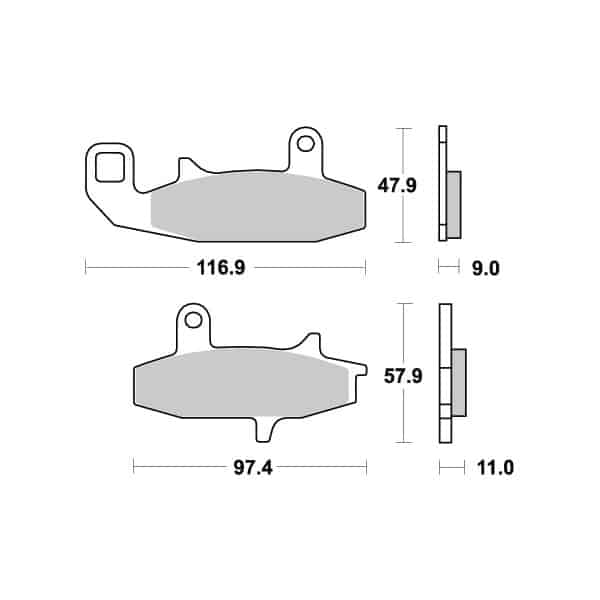 Sbs Jarrupalat Sintered 23-626HS - Image 2
