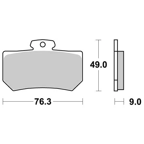 Sbs Jarrupalat Carbon Tech Taakse 23-720RQ - Image 2
