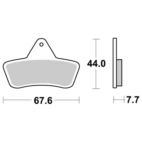 Sbs Jarrupalat Sintered Atv 23-758ATS - Image 2