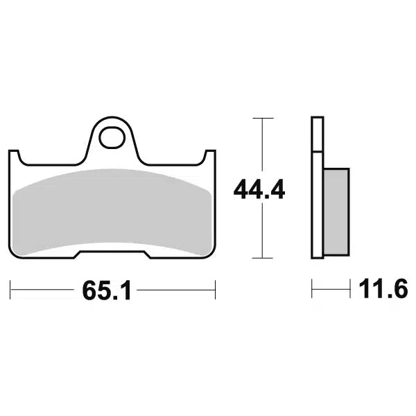 Sbs Jarrupalat Sintered Offroad 23-799SI - Image 2