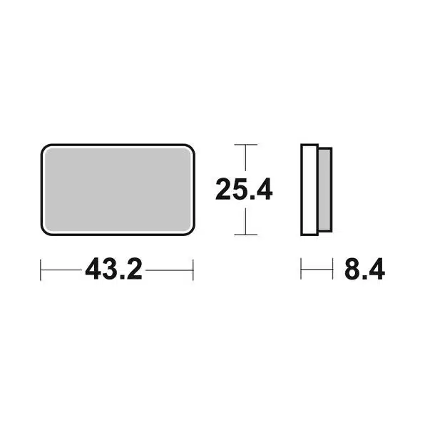 Sbs Jarrupalat Sintered Atv 23-827ATS - Image 2
