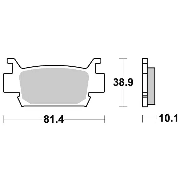 Sbs Jarrupalat Sintered Offroad 23-829SI - Image 2