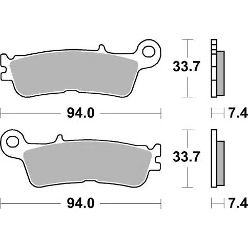 Sbs Jarrupalat Racing Sintered 23-965RSI - Image 2