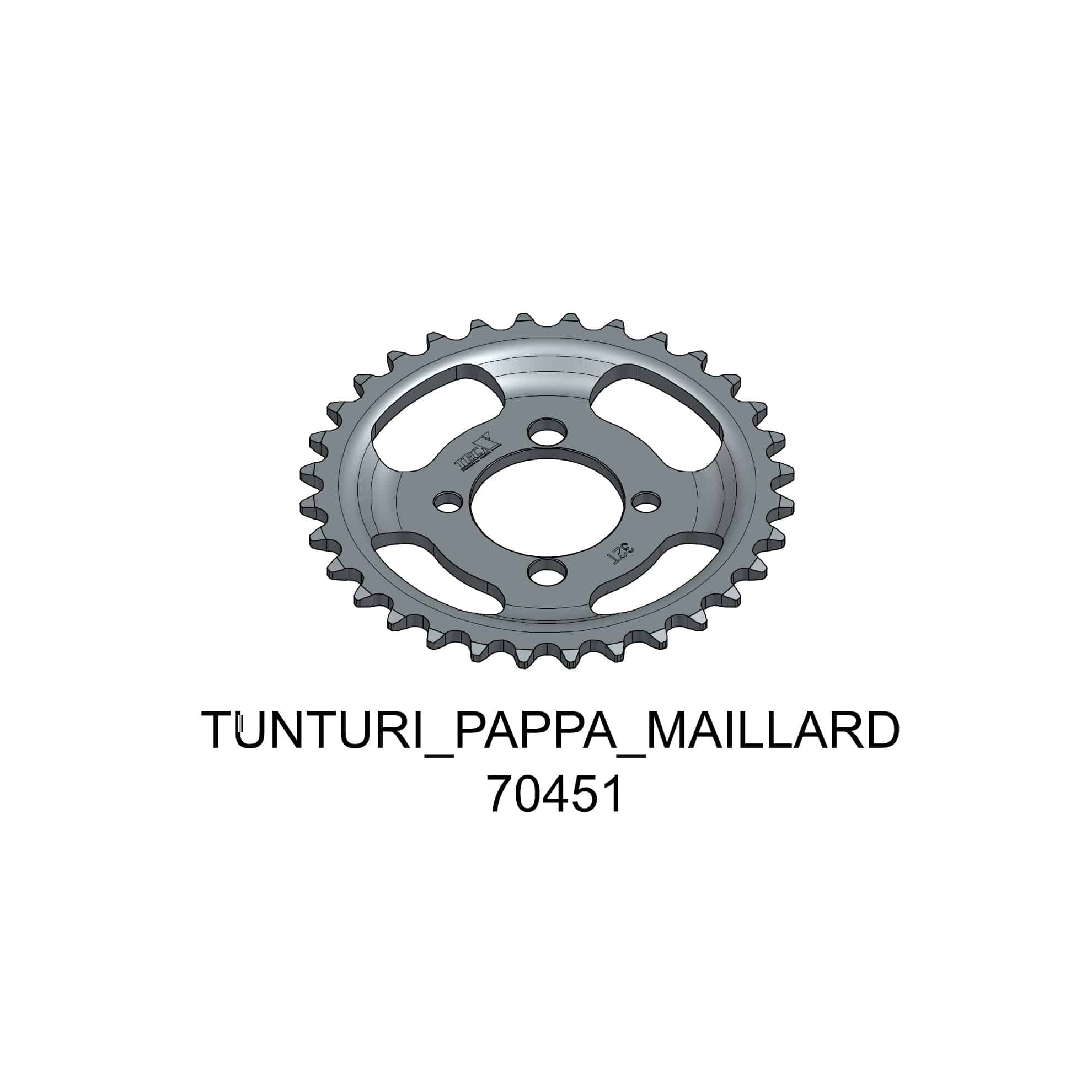 Tec-X Takaratas, 32 hammasta (415), Tunturi Pappa - Maillard 27-70451