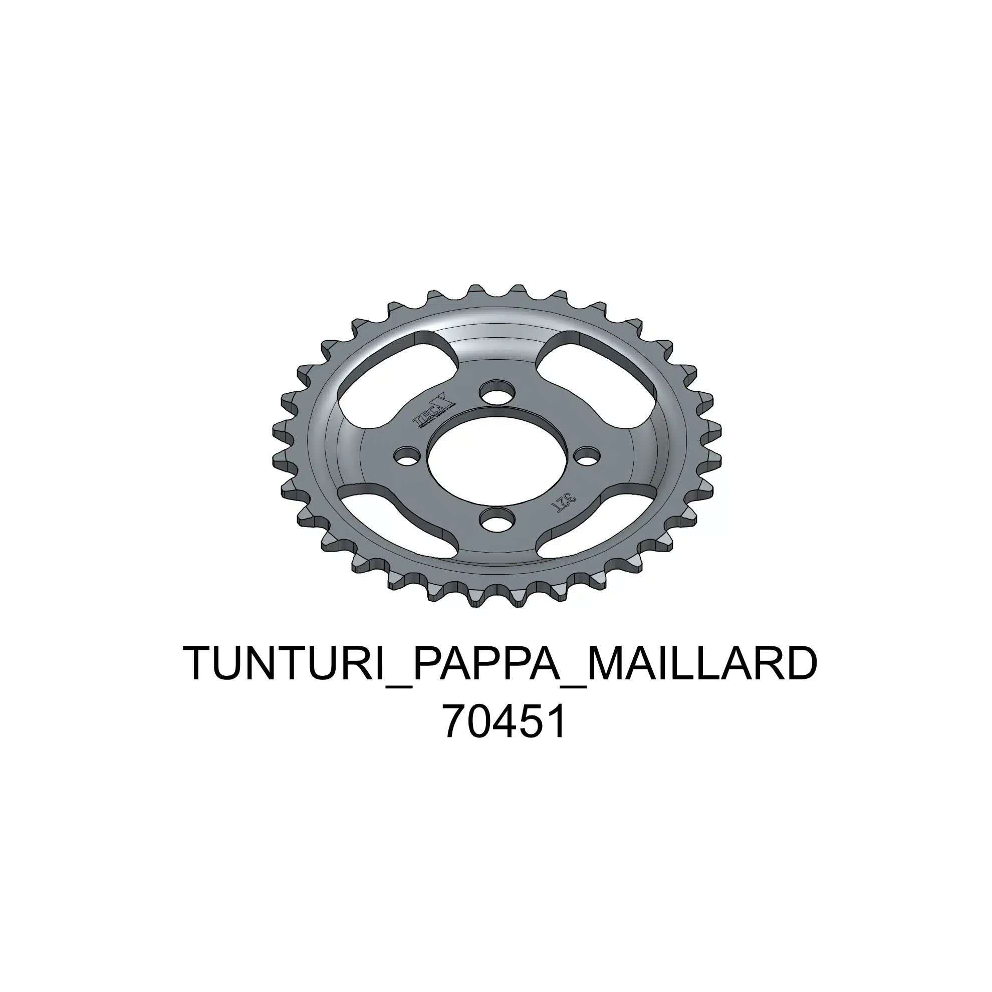 Tec-X Takaratas, 32 hammasta (415), Tunturi Pappa - Maillard 27-70451