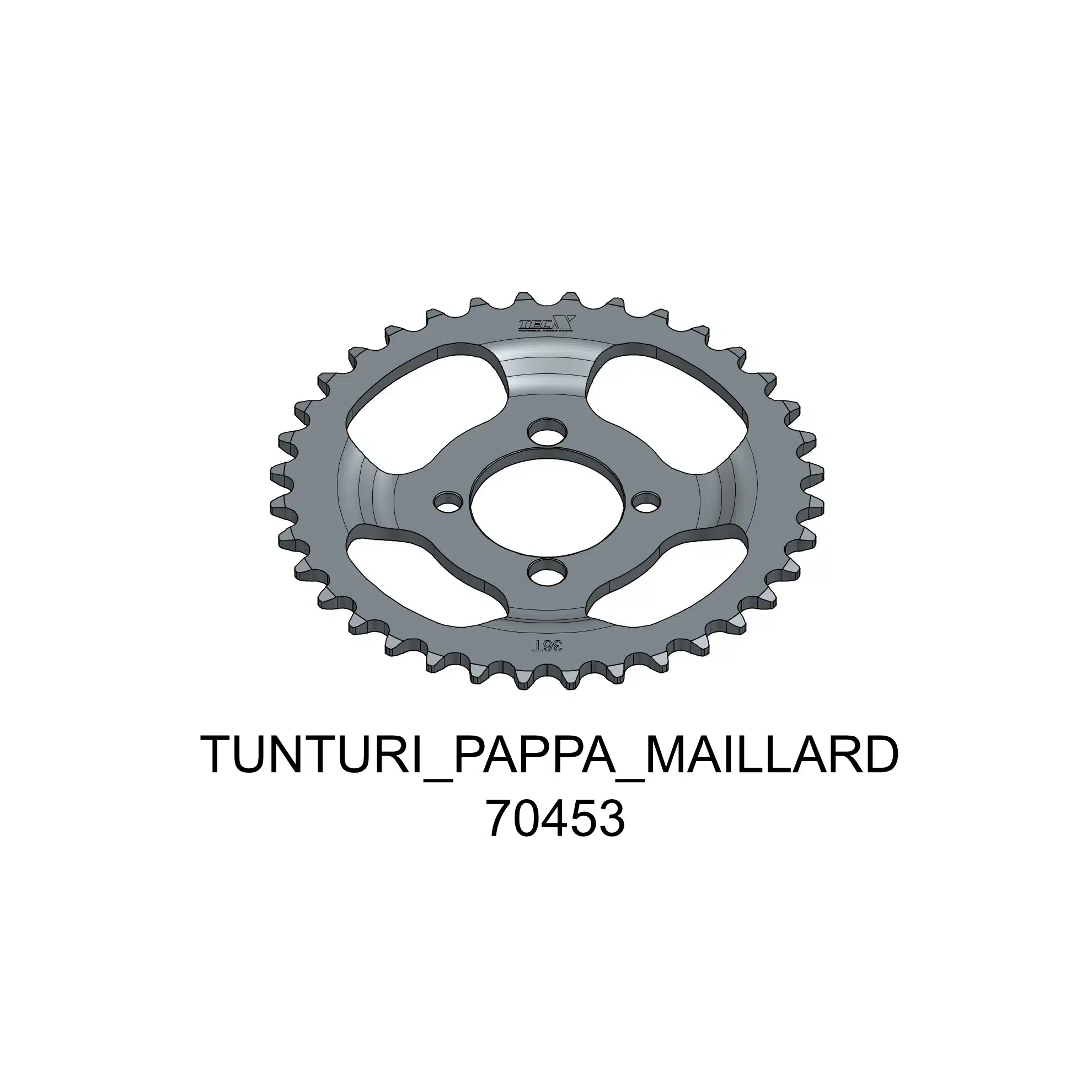 Tec-X Takaratas, 36 hammasta (415), Tunturi Pappa - Maillard 27-70453