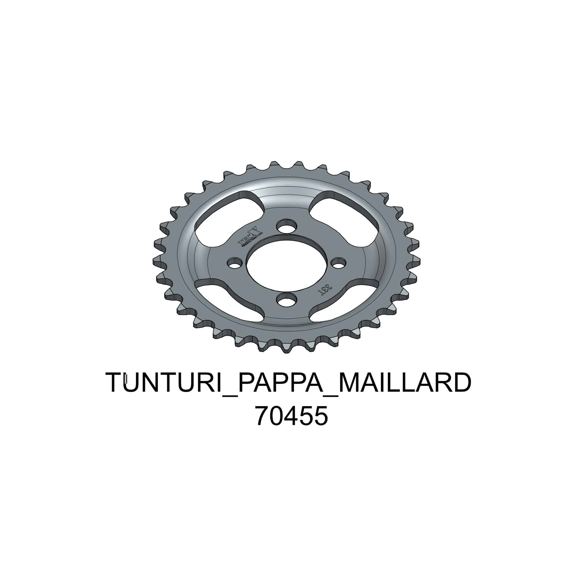 Tec-X Takaratas, 33 hammasta (415), Tunturi Pappa - Maillard 27-70455