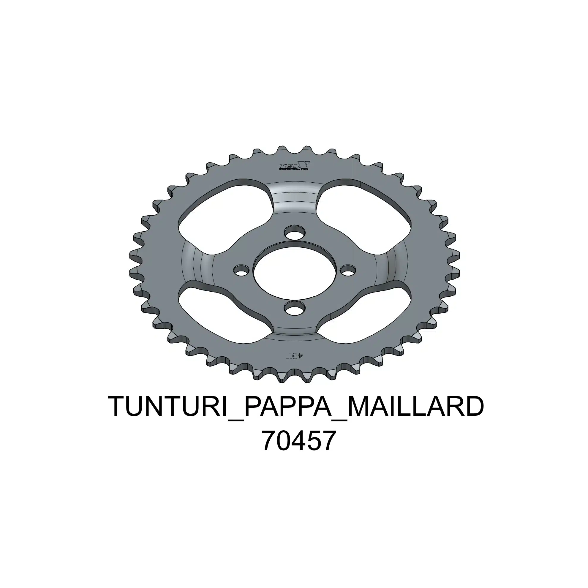 Tec-X Takaratas, 40 hammasta (415), Tunturi Pappa - Maillard 27-70457