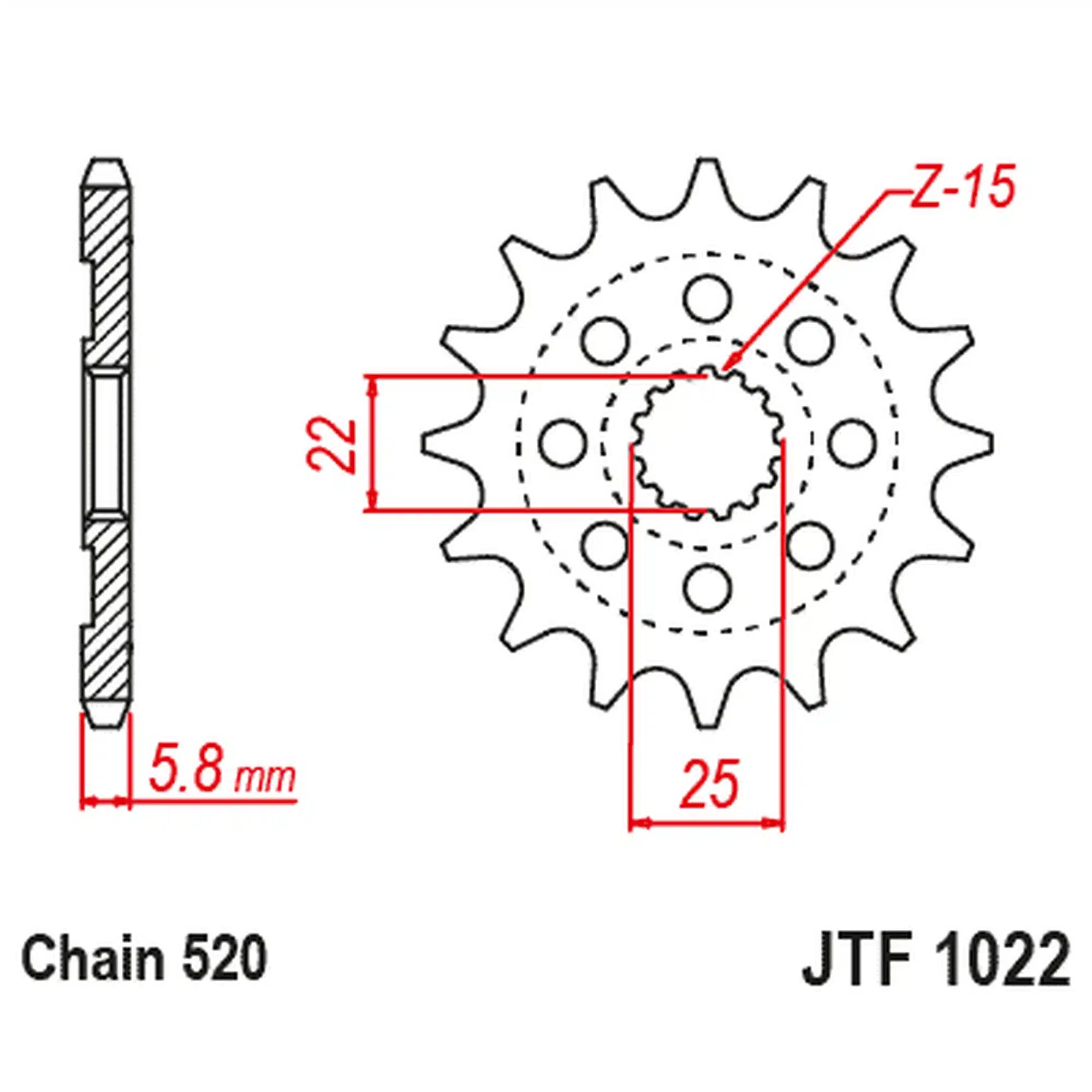 JT Eturatas JTF1022.15 274-F1022-15 - Image 2