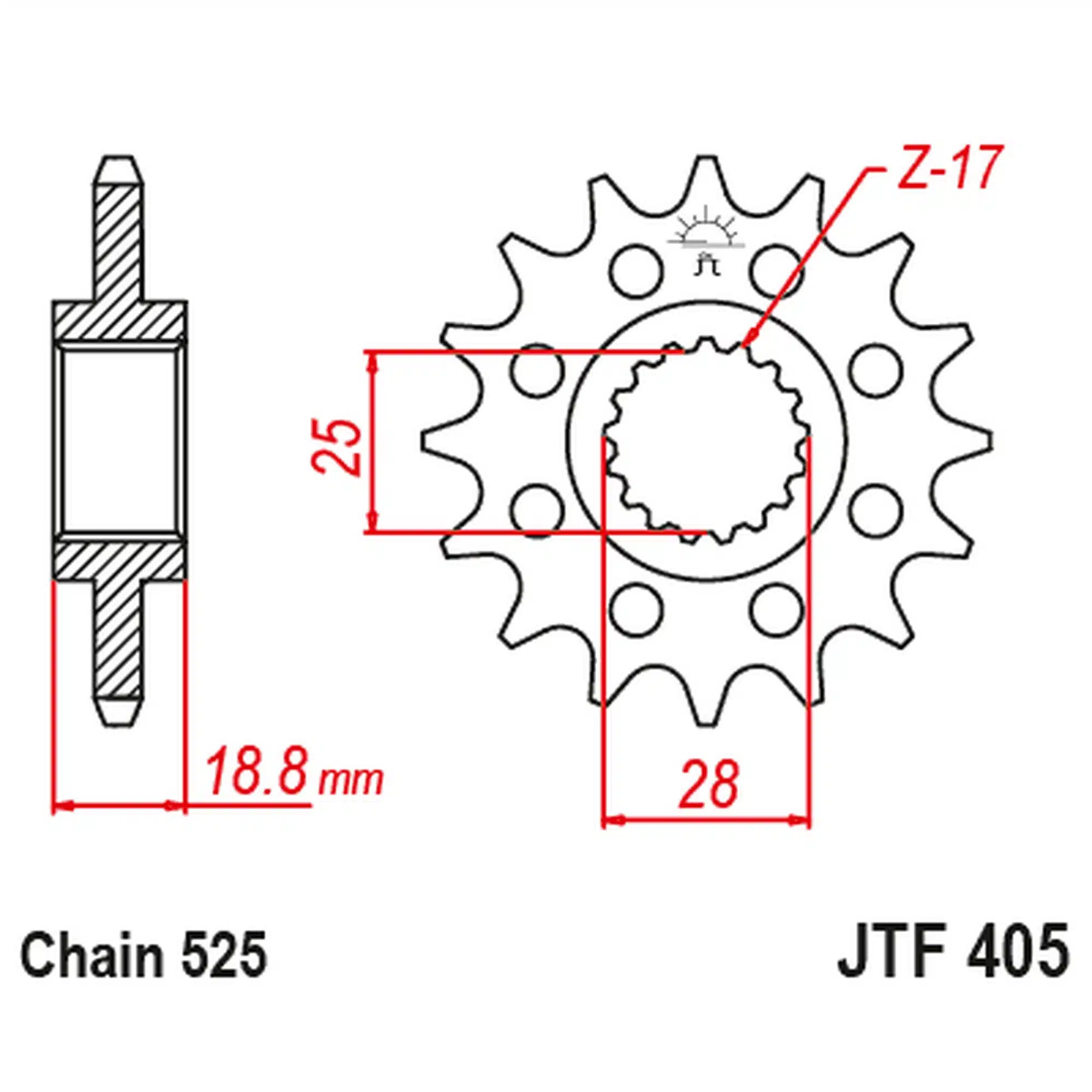 JT Eturatas JTF405.19RB 274-F405-19RB - Image 2