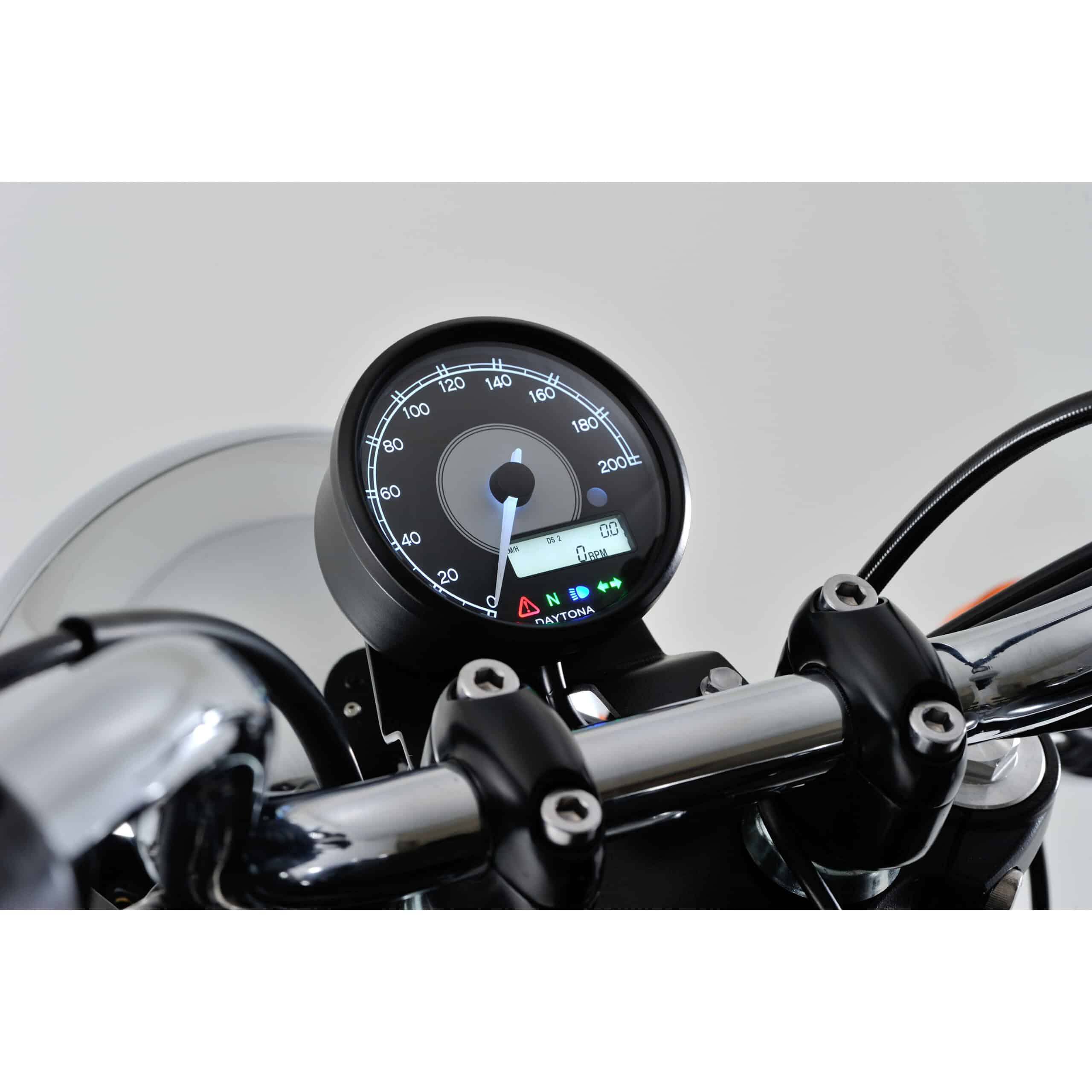 Daytona Velona 80 nopeusmittari 0-200km/h, musta 290-87790 - Image 3