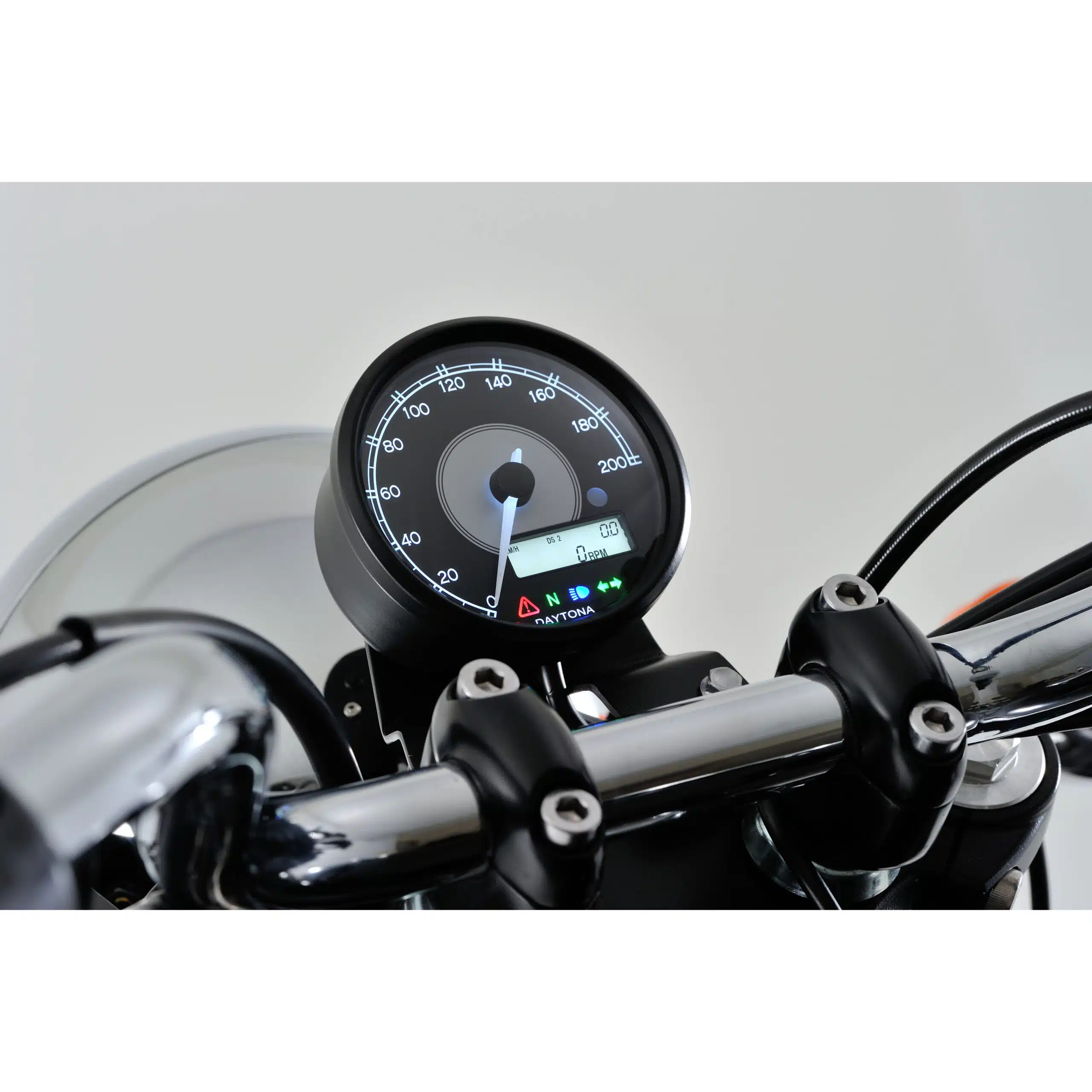 Daytona Velona 80 nopeusmittari 0-200km/h, musta 290-87790 - Image 3