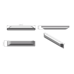 Dan-Fender Tummansininen laiturinsuoja 500 x 100mm 507-54501009
