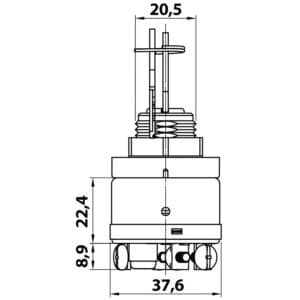 Virtalukko JOHN/EVIN M52-965-00