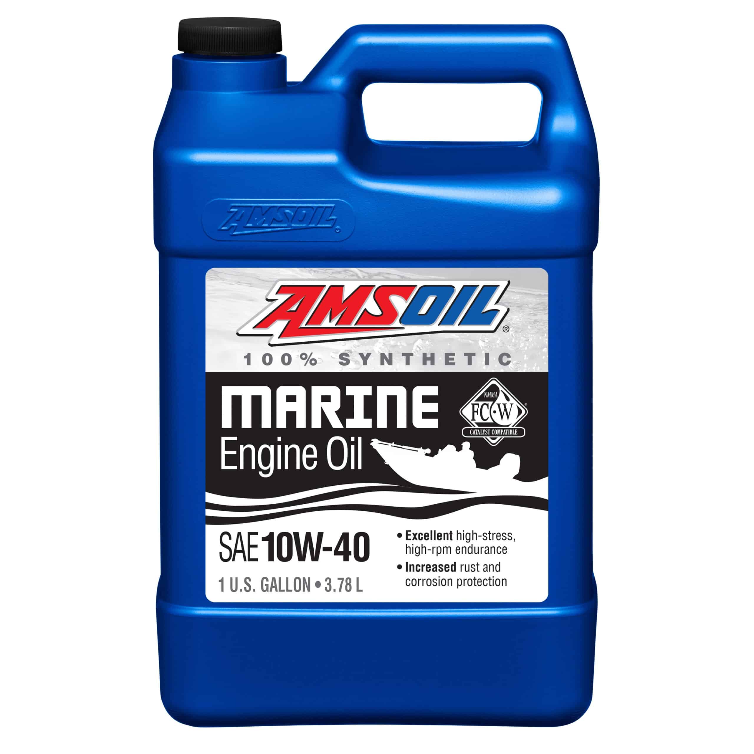 Amsoil 10W-40 Formula 4-Stroke® Marine Synthetic Oil 3,78L 55-651-004