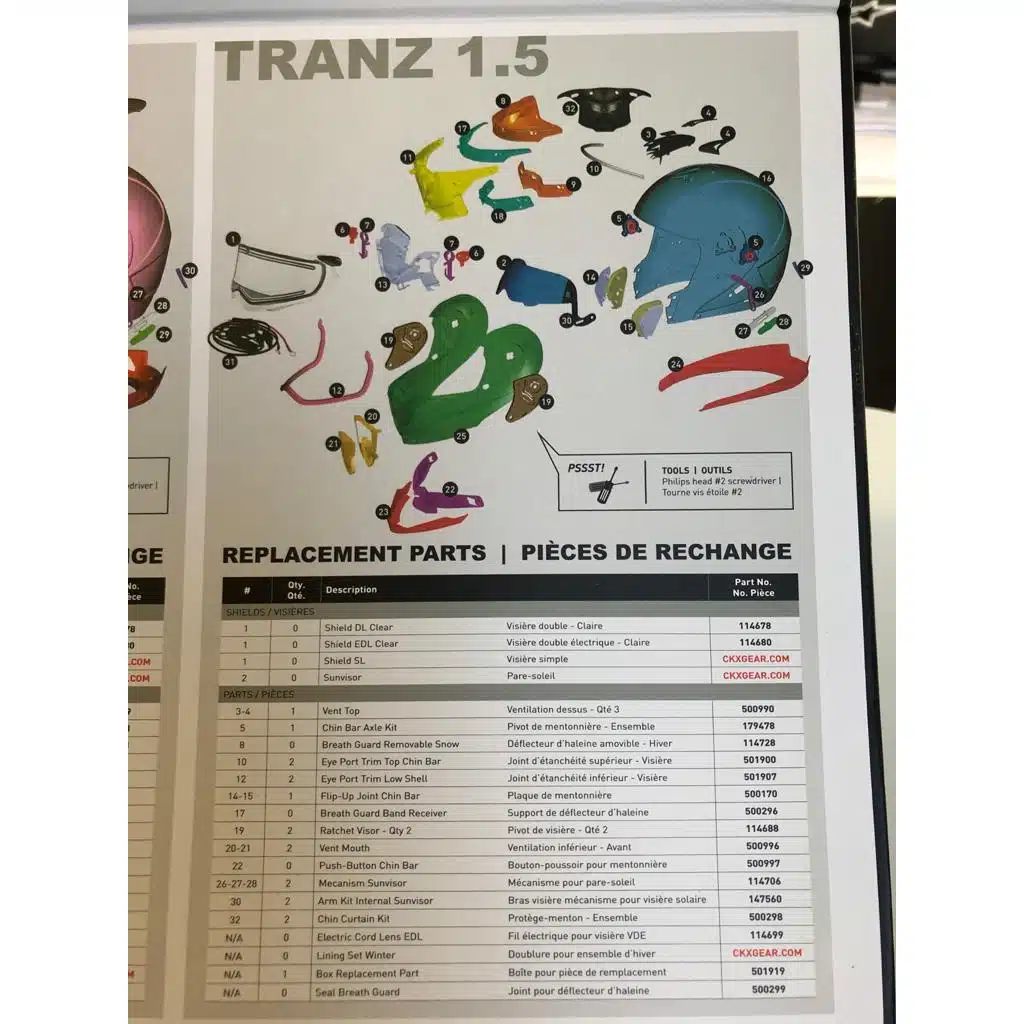 CKX Varaosasarja Tranz 1.5 - Image 3