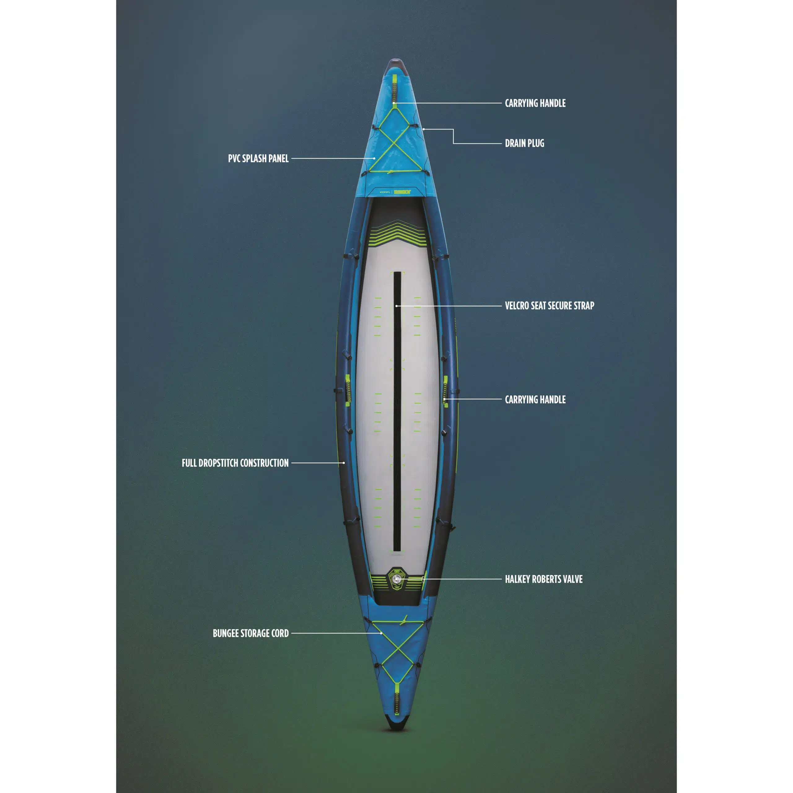 JOBE Tasman Inflatable Kayak 130-5-600024003 - Image 2