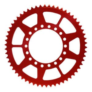 Forte Takaratas, 65 hammasta (420) Ø100mm, Punainen Alu., Fantic 50cc 07-19 27-73873
