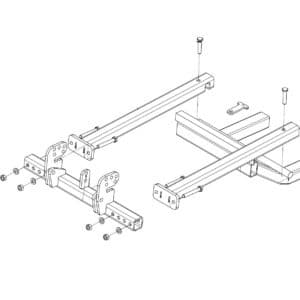 Bronco Adapteri V-auralle 75-804800 Yamaha Lejab puskulevyrunkoon 75-808300