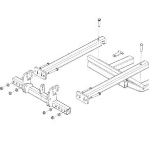 Bronco Adapteri V-auralle 75-804800 Yamaha Lejab puskulevyrunkoon 75-808300