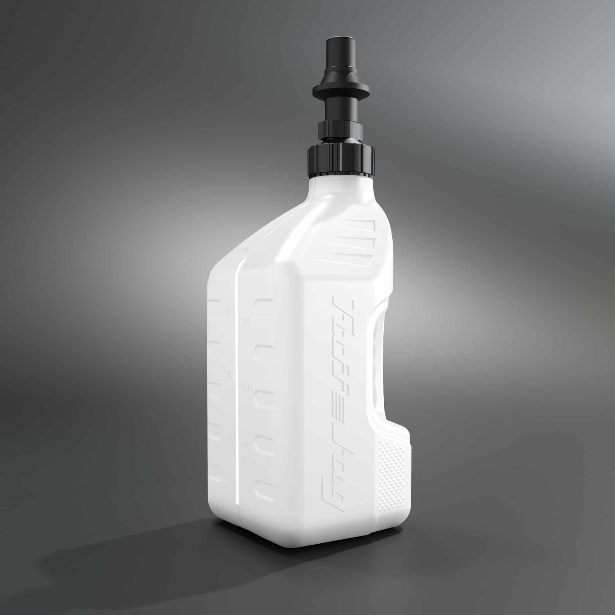 Tuff Jug Kanisteri 10L valkoinen, Ripper korkki musta (GEN 3) - Image 2