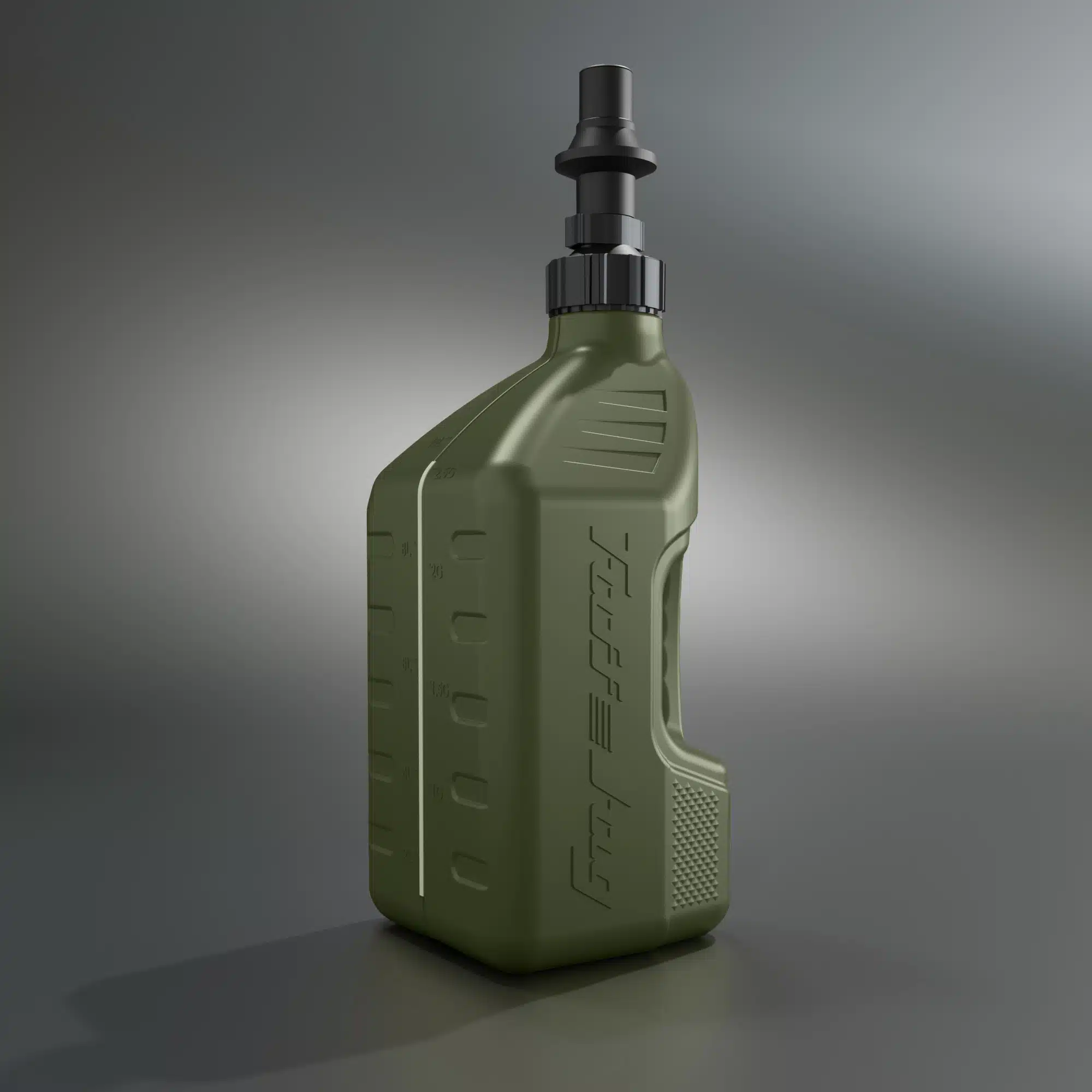 Tuff Jug Kanisteri 10L metsänvihreä, Ripper korkki musta (GEN 3) - Image 2