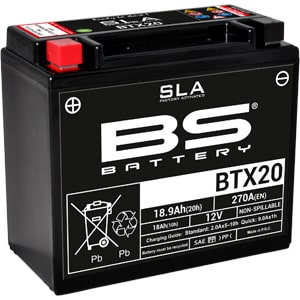 BS Battery BTX20 (FA) SLA – Sealed & Activated 140-300688