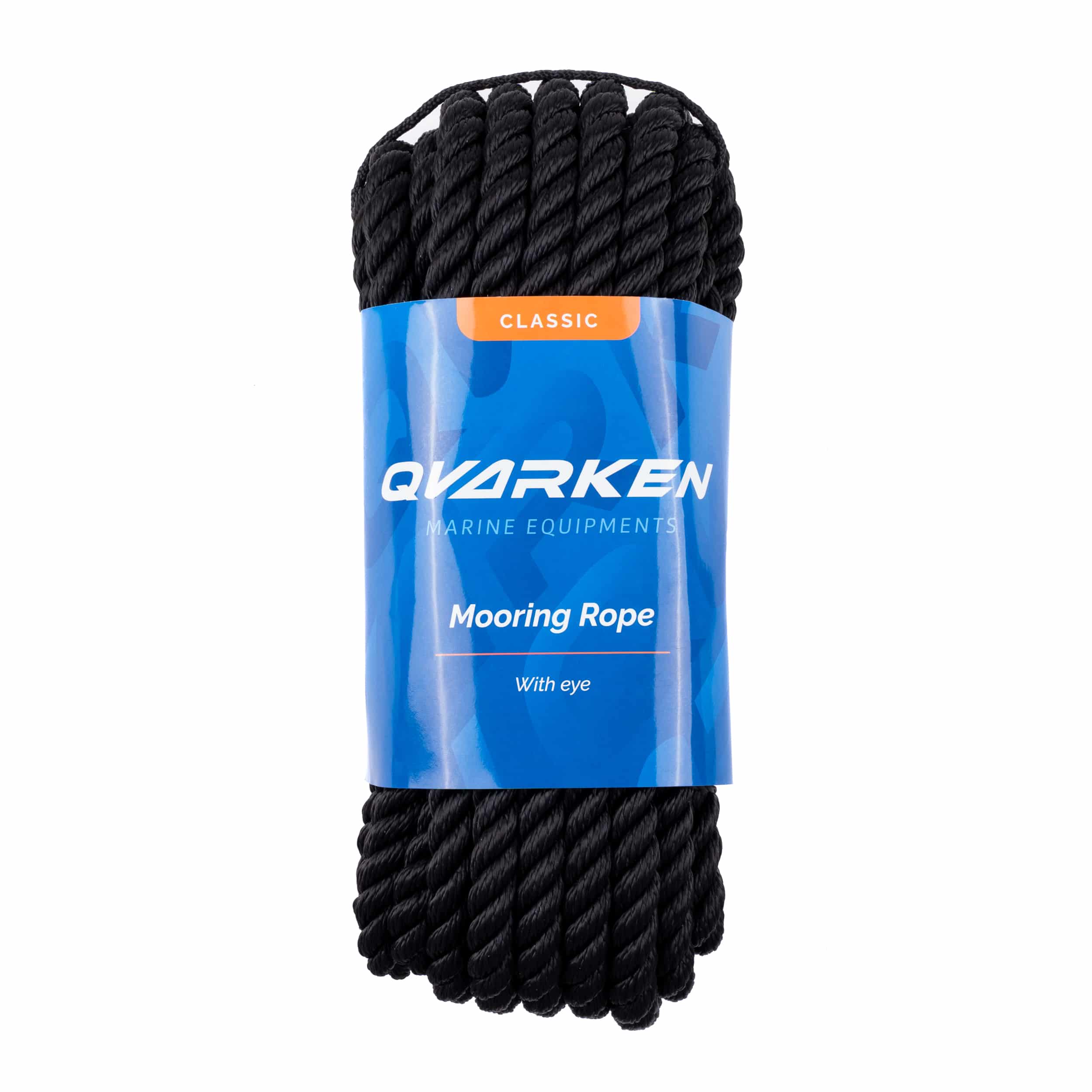 Kiinnitysköysi 10 mm 6 m Qvarken Classic musta - Image 2