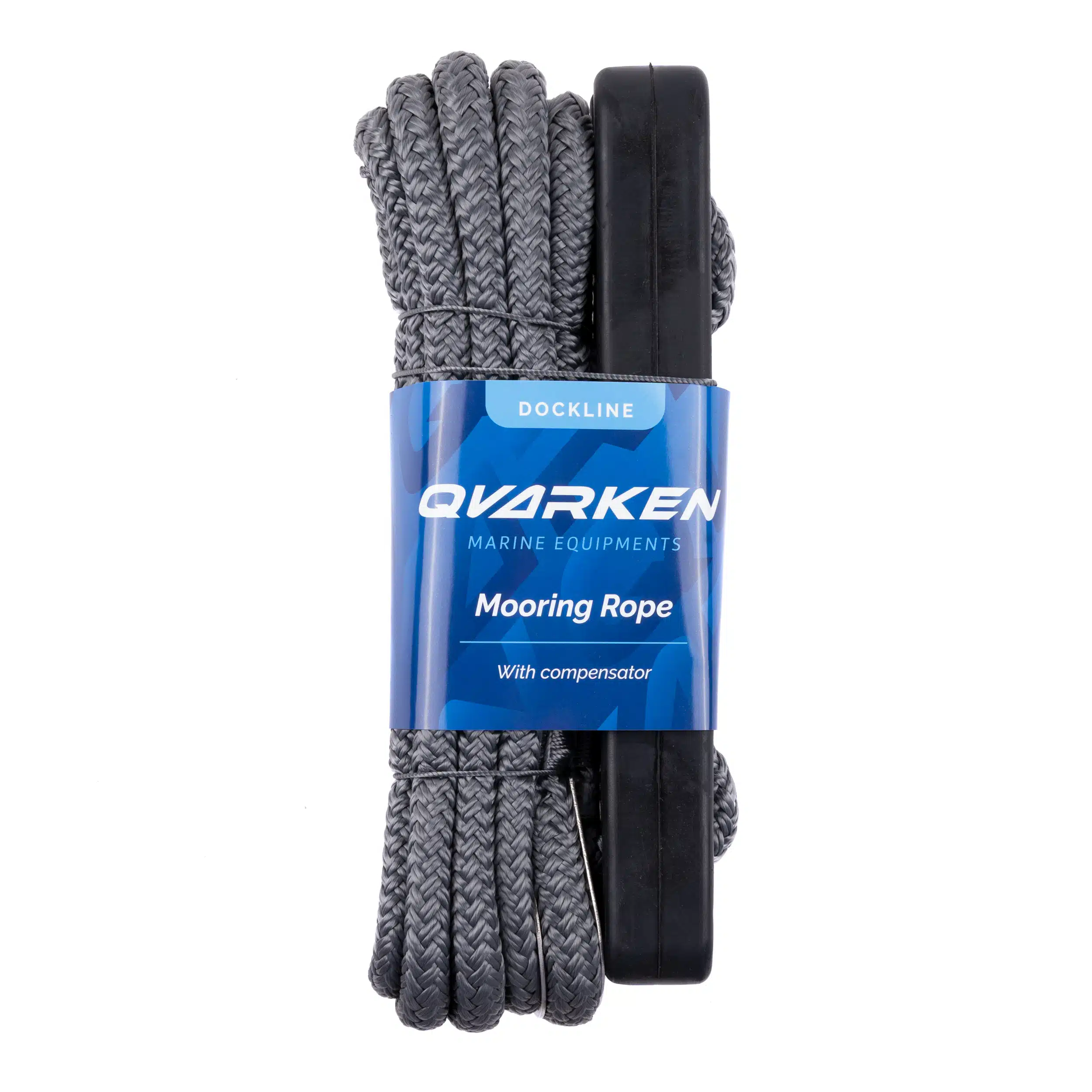 Qvarken Kiinnitysköysi Dockline joustimella 16mm 4m harmaa 102-03-0152 - Image 2