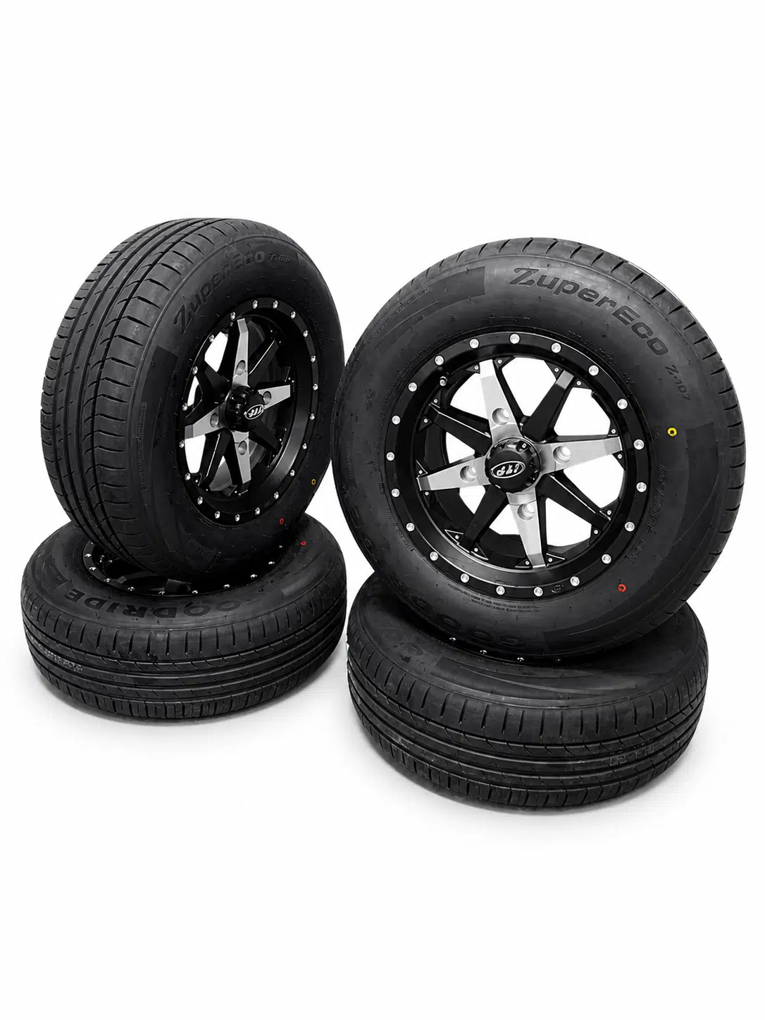 Polaris rengassarja vanteilla, ITP Cyclone 15" (4×156) + Goodride ZuperEco Z-107 205/70R15