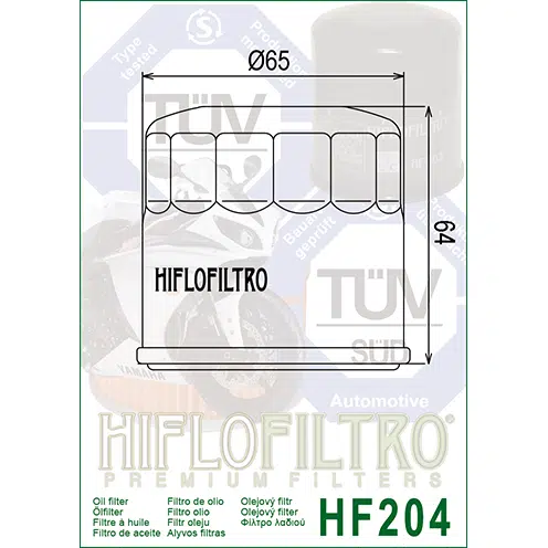 HF204 öljynsuodatin HiFlo - Image 2