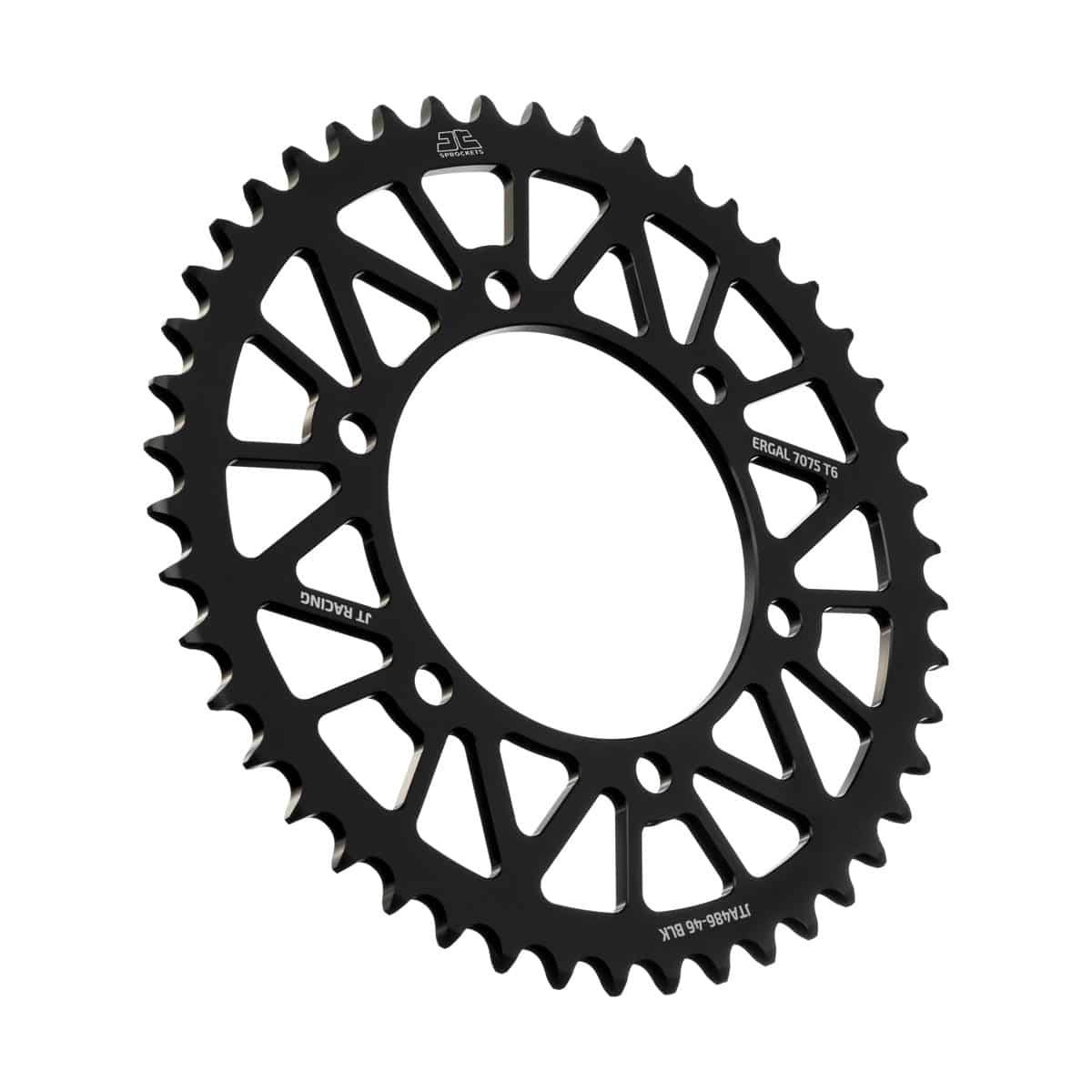 JT Takaratas Alumiini 7075 T6 Musta JTA486.46BLK 274-A486-46-0